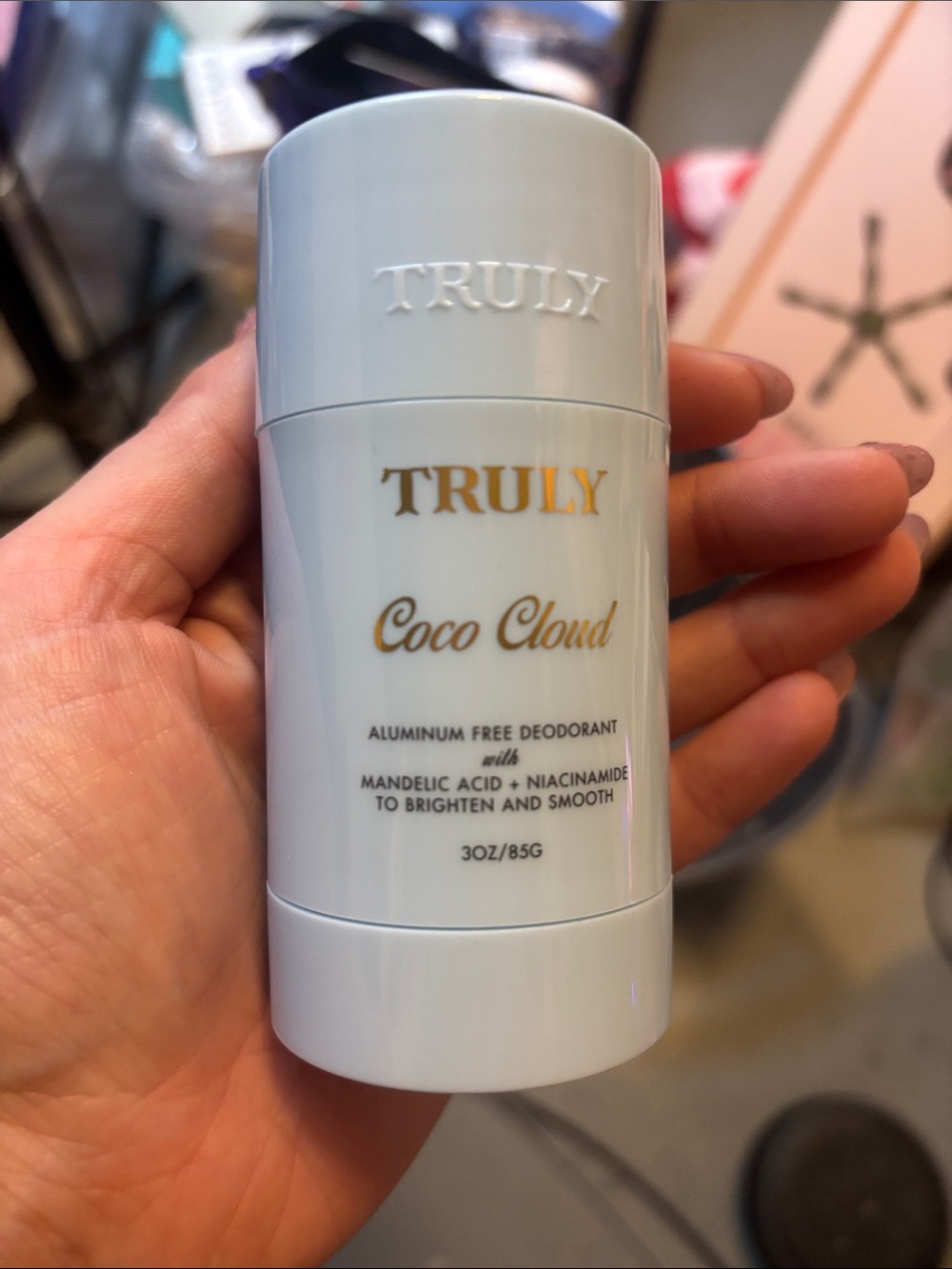 Truly coco cloud deoderant